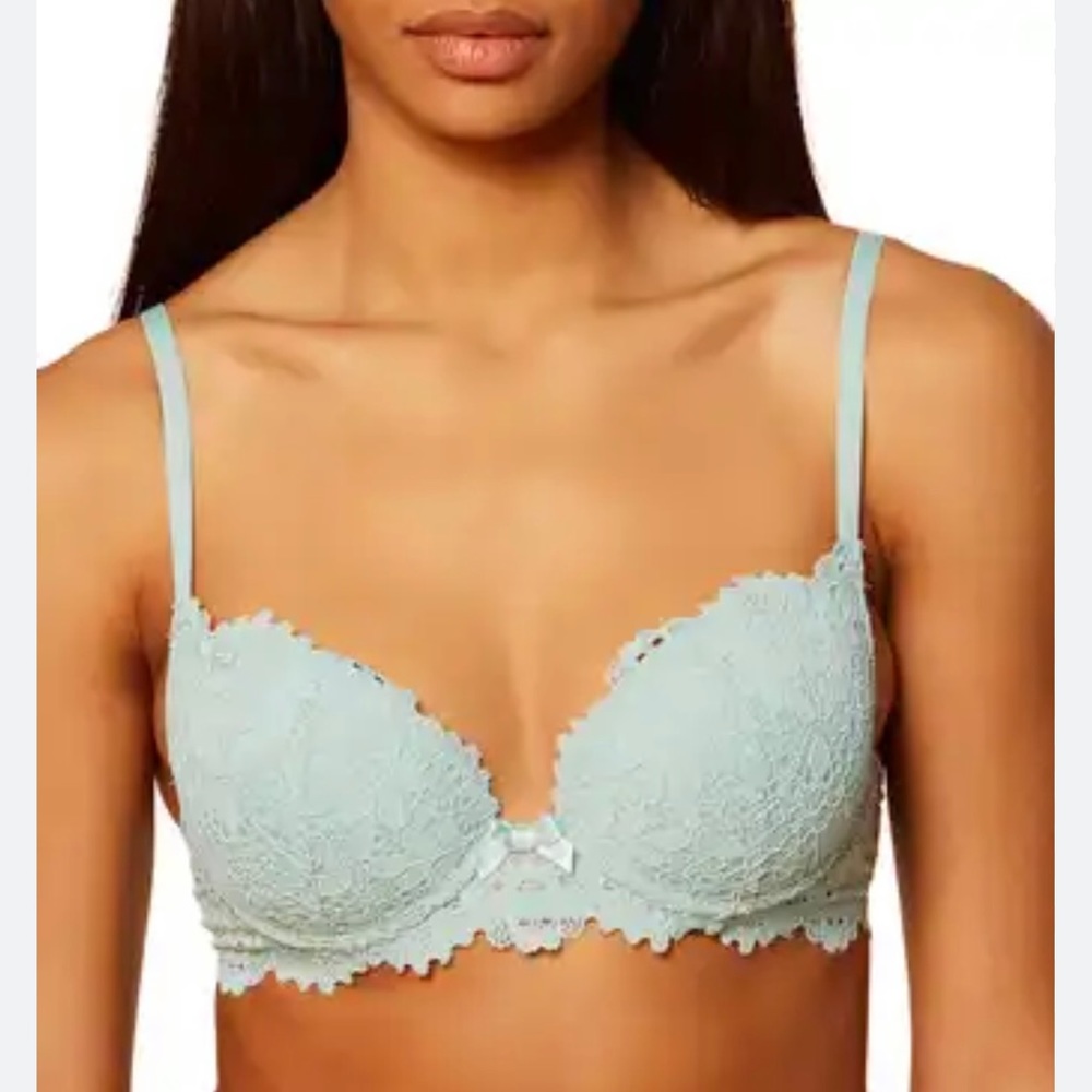 Etam Success Underwire Plunge Push-Up Bra